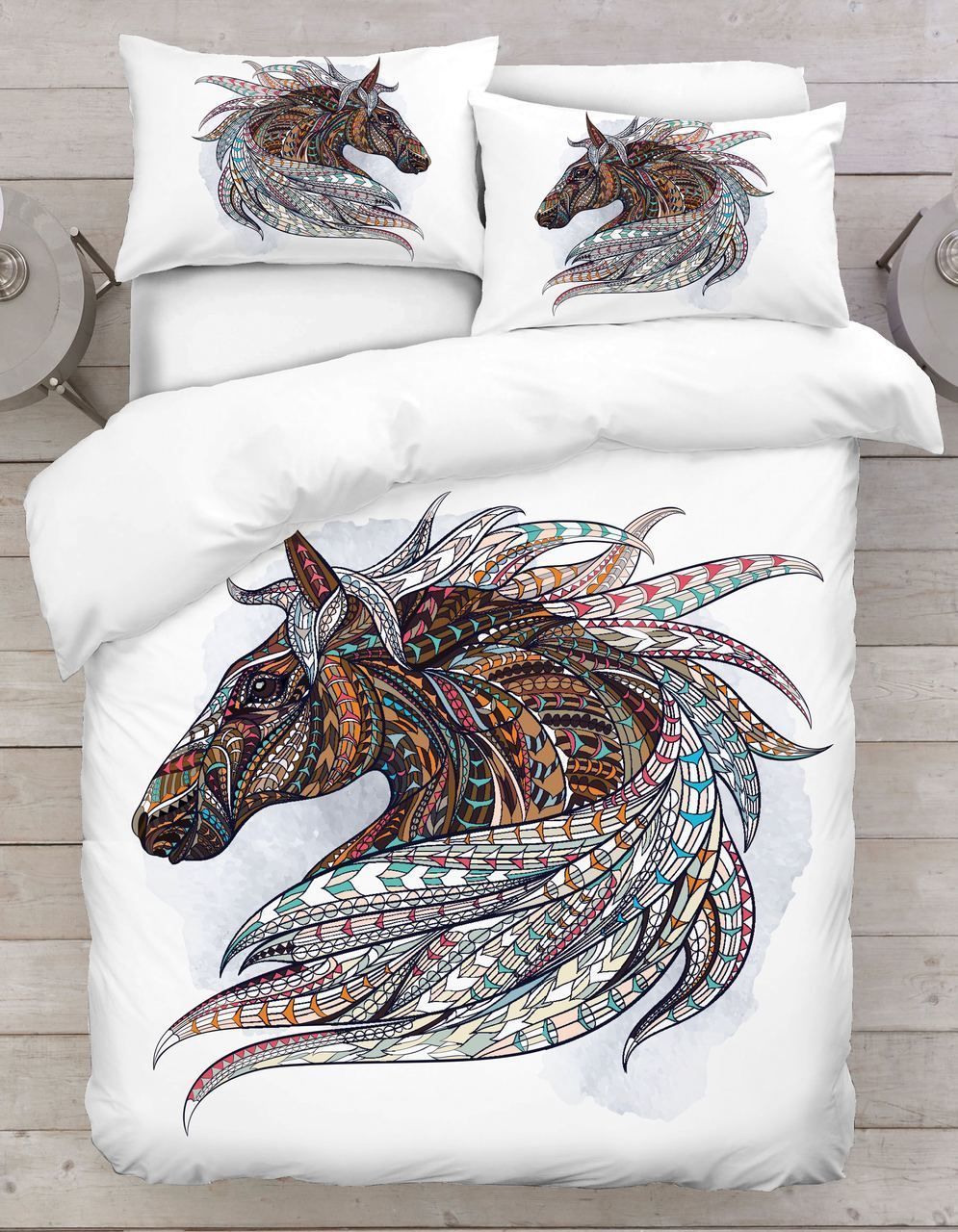 Ethnic Horse Bedding Set