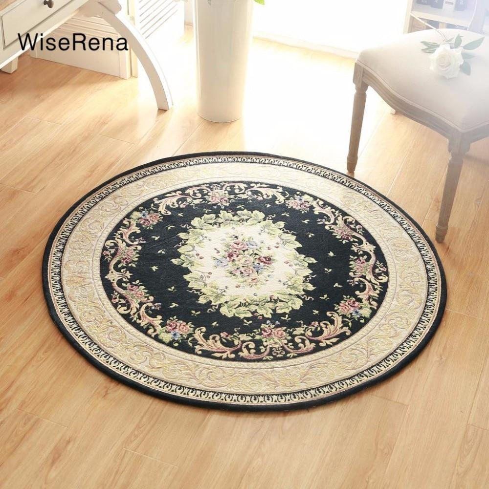 Europe Floral Round Carpet