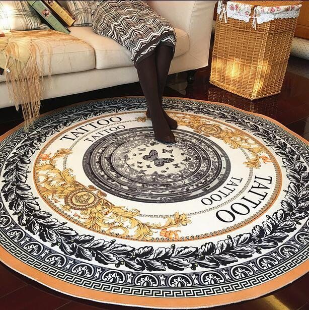 European Pattern Round Carpet