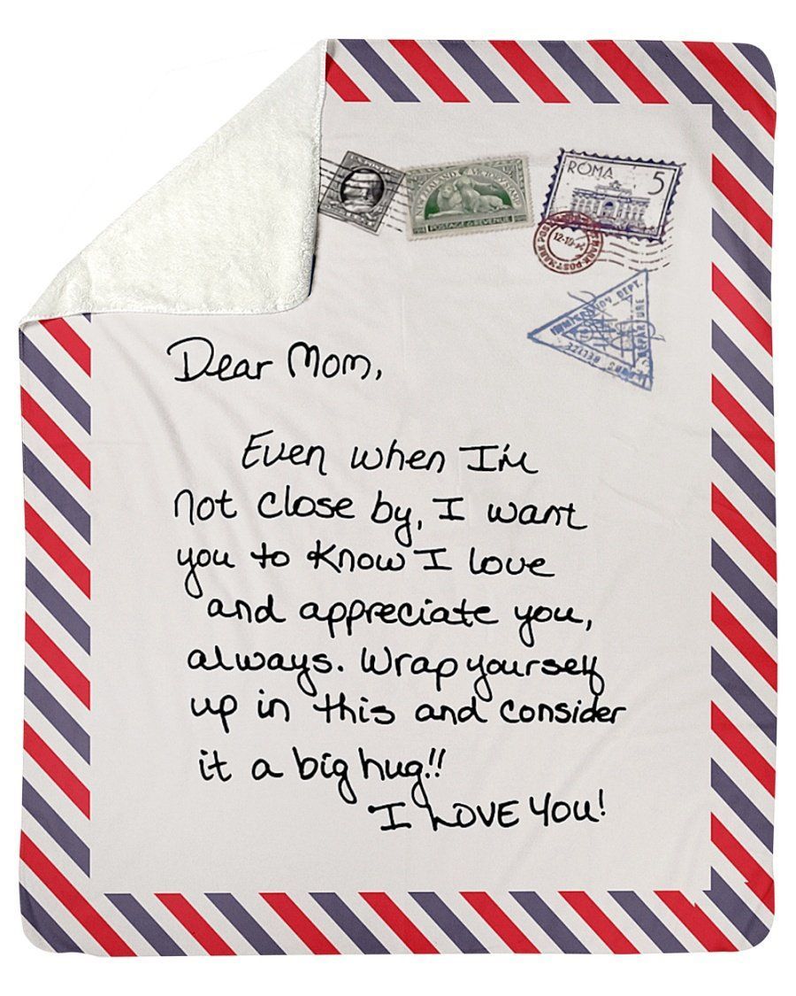 Even When I’m Not Close By To Mom Fleece Blanket Sherpa Blanket