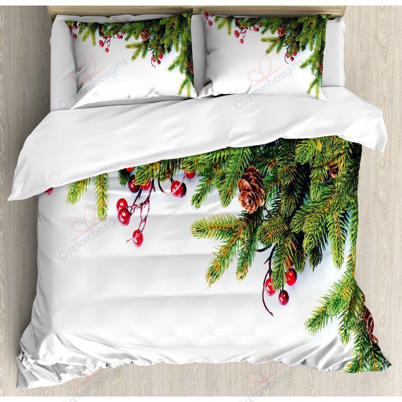 Evergreen Fir Tree Branches Bedding Set