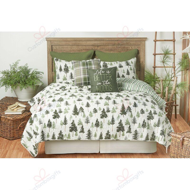 Evergreen Trees Bedding Set