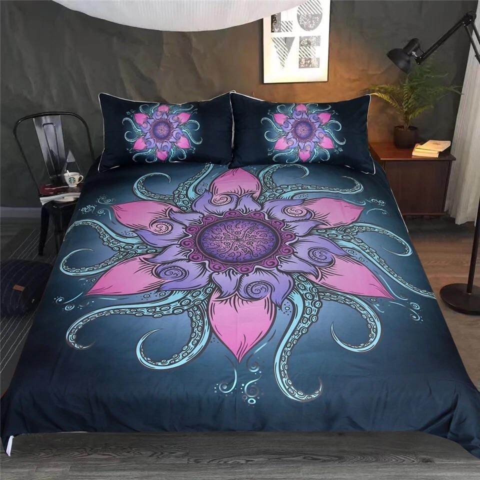 Exotic Floral Mandala Bedding Set