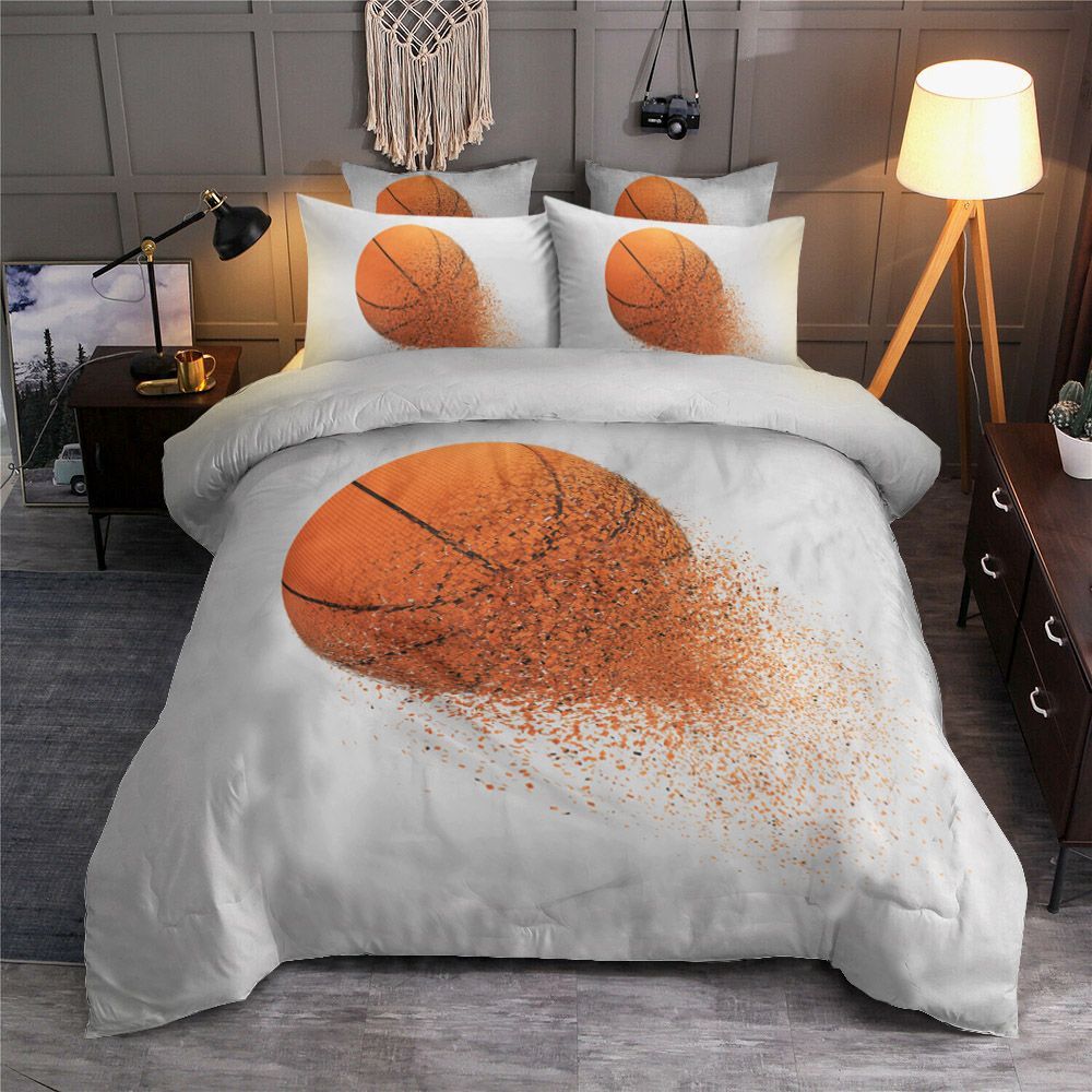 Exploding Basketball Bedding Set