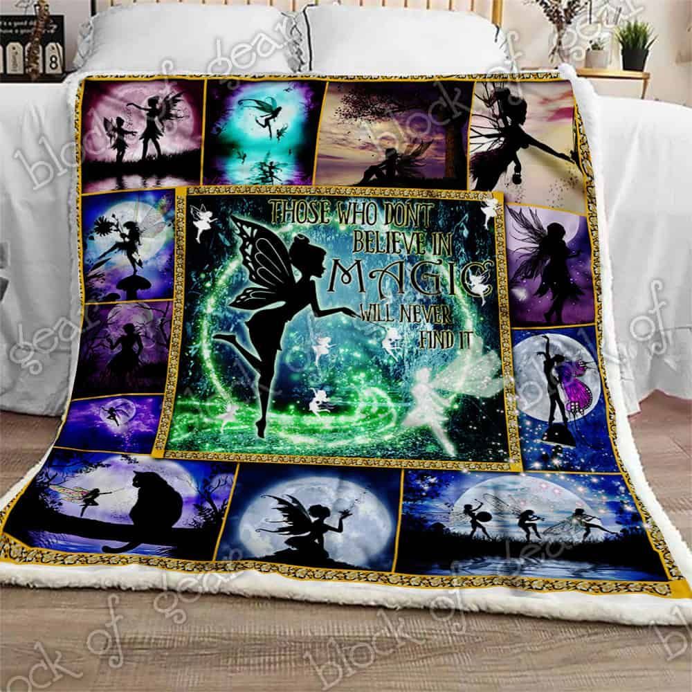 Faires In The Magic World Fleece Blanket