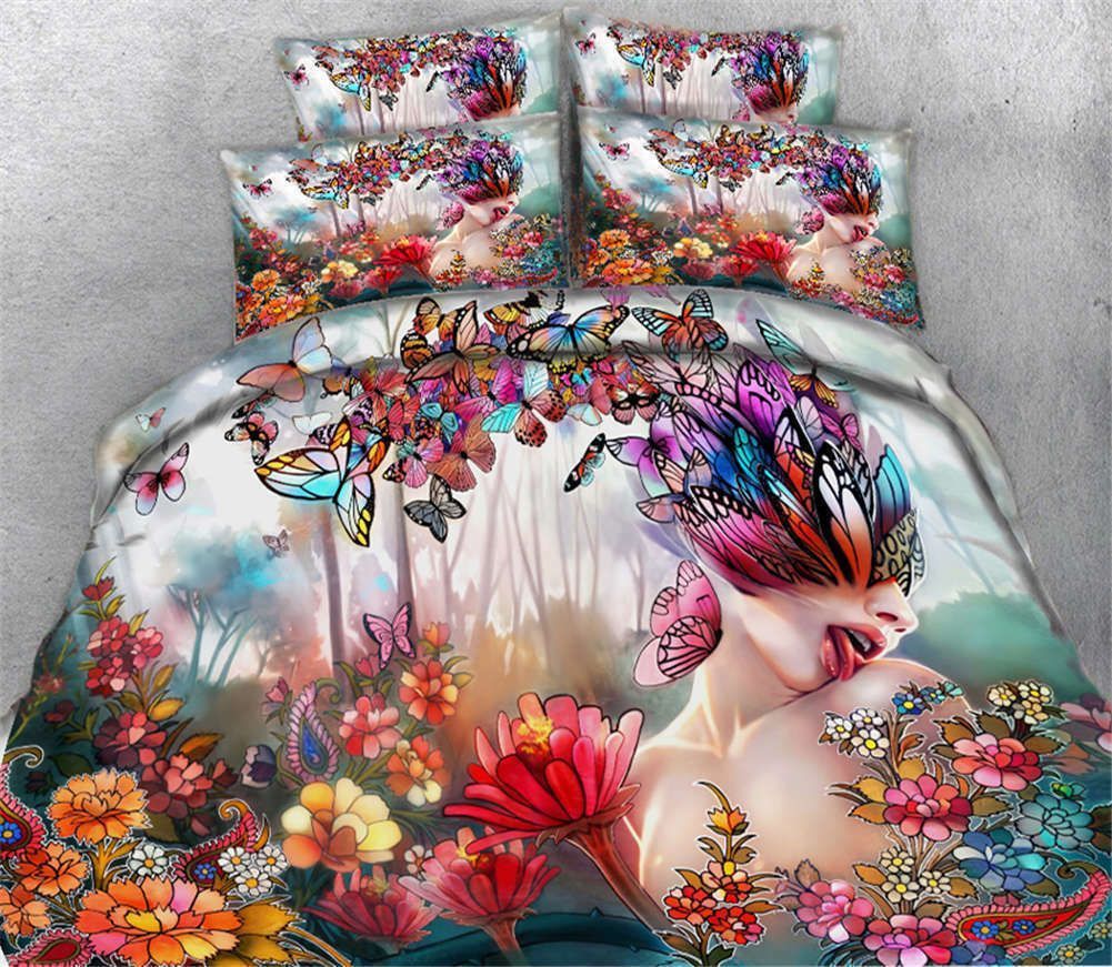 Fairy Butterfly 3d Bedding Set
