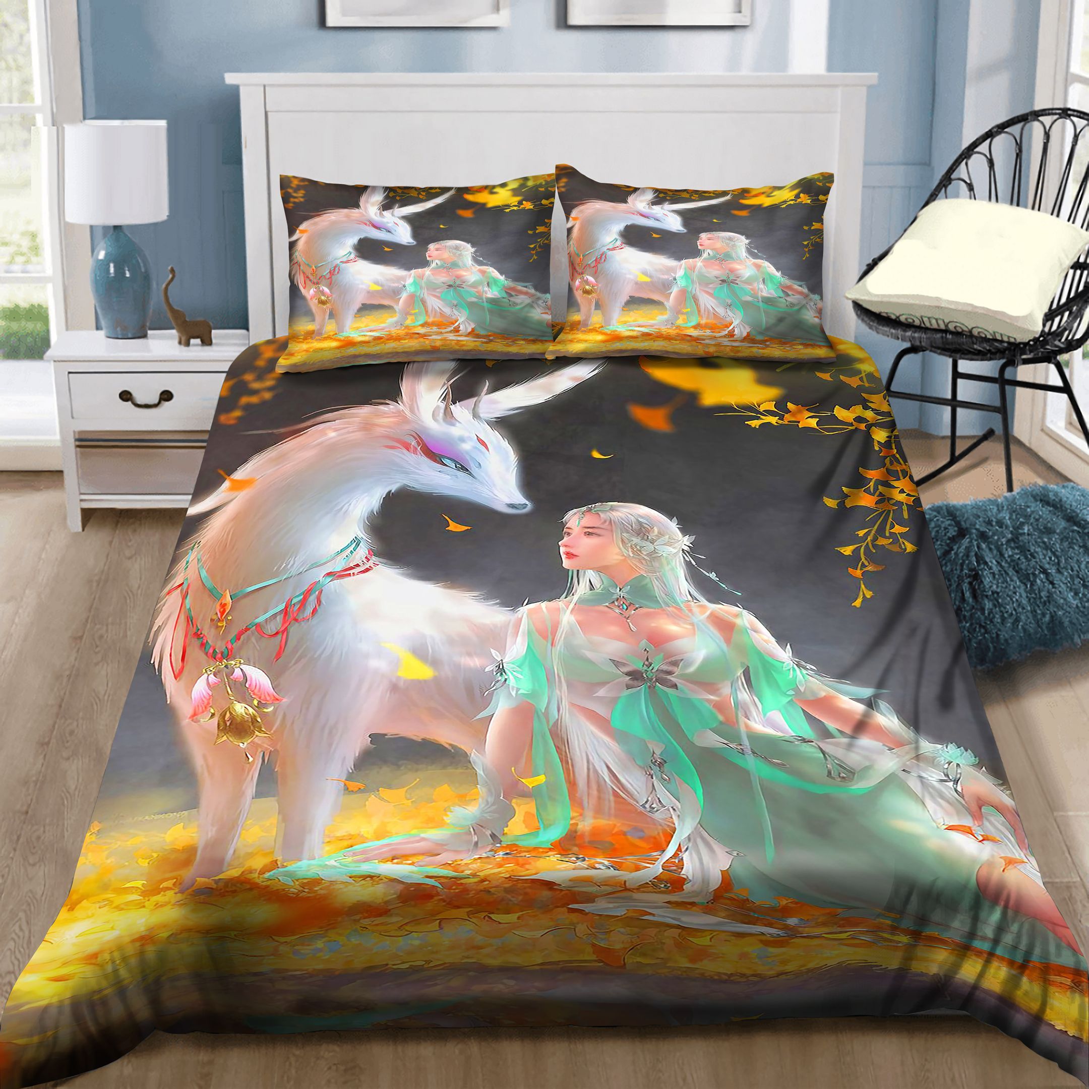 Fairy Girl And Horse Bedding Set
