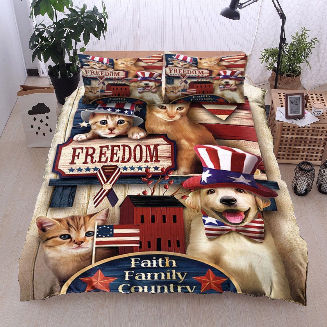 Faith Family Country Bedding Set
