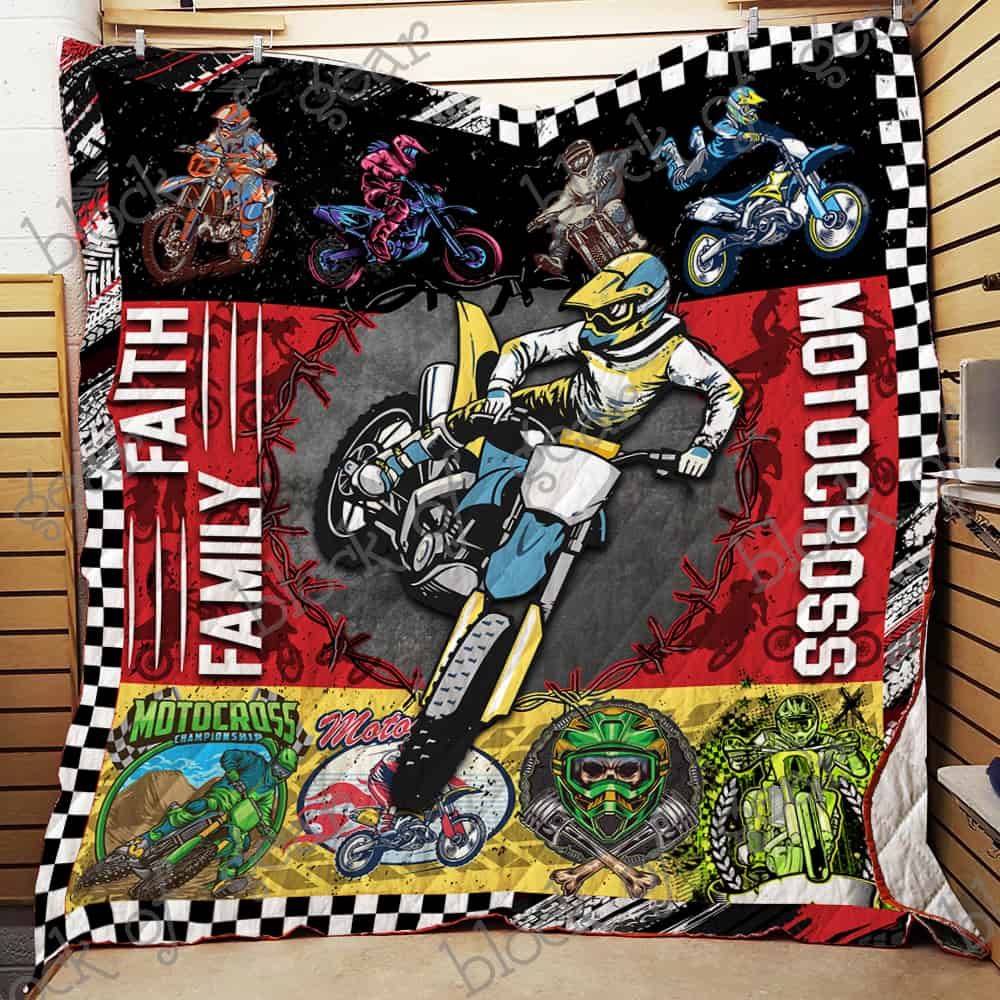 Faith Family Motocross Quilt Np97 Dhc11122156Dd