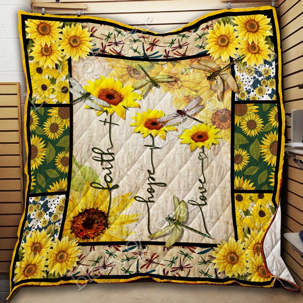 Faith Hope Love Dragonfly Quilt Thh1259 Dhc11122712Dd