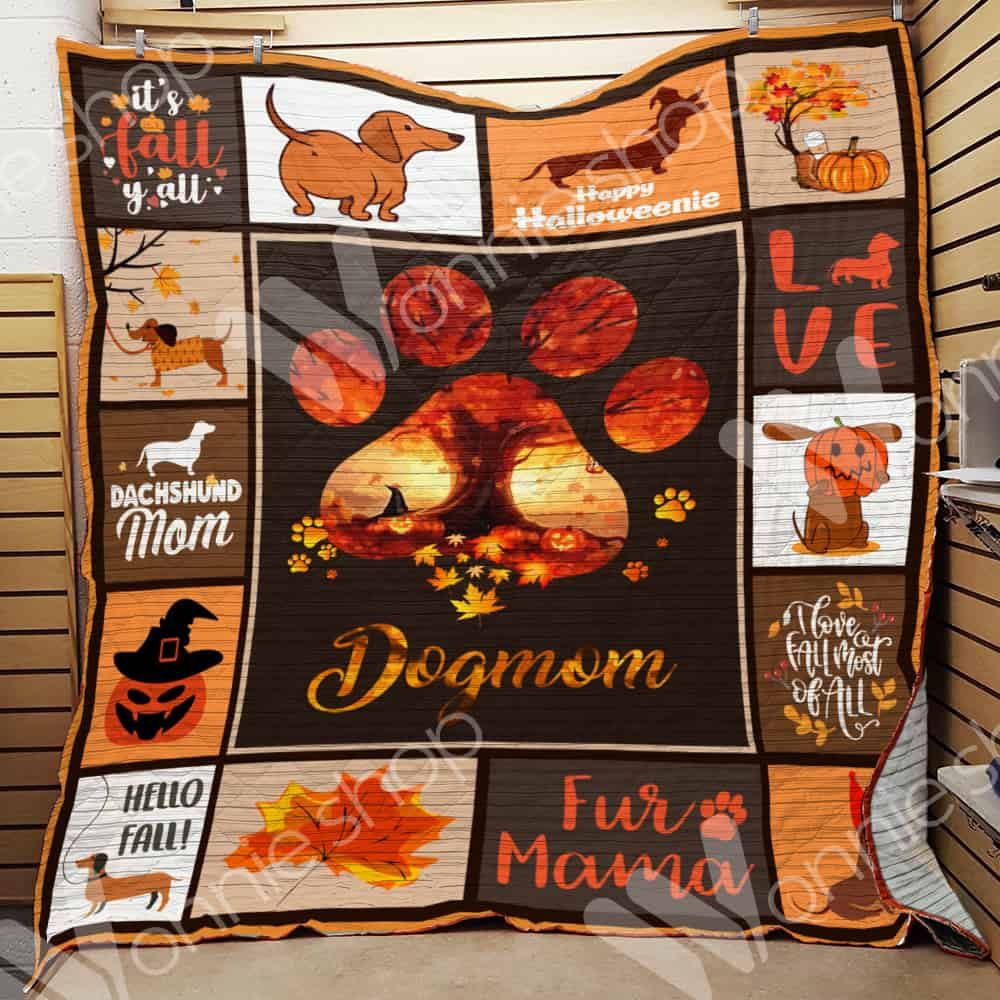 Fall Dachshund Quilt Blanket DHC06021180TD