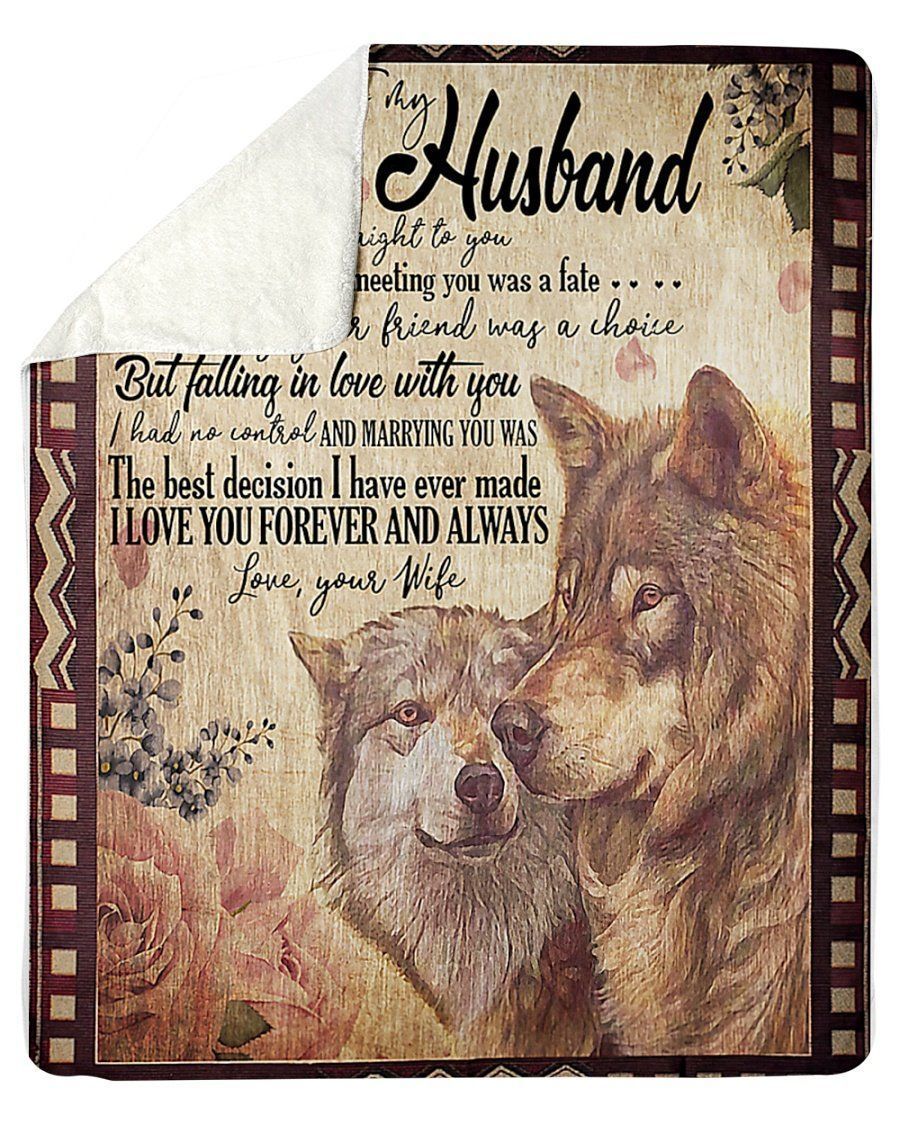 Falling In Love With You I Have No Control Great Gift For Husband Fleece Blanket