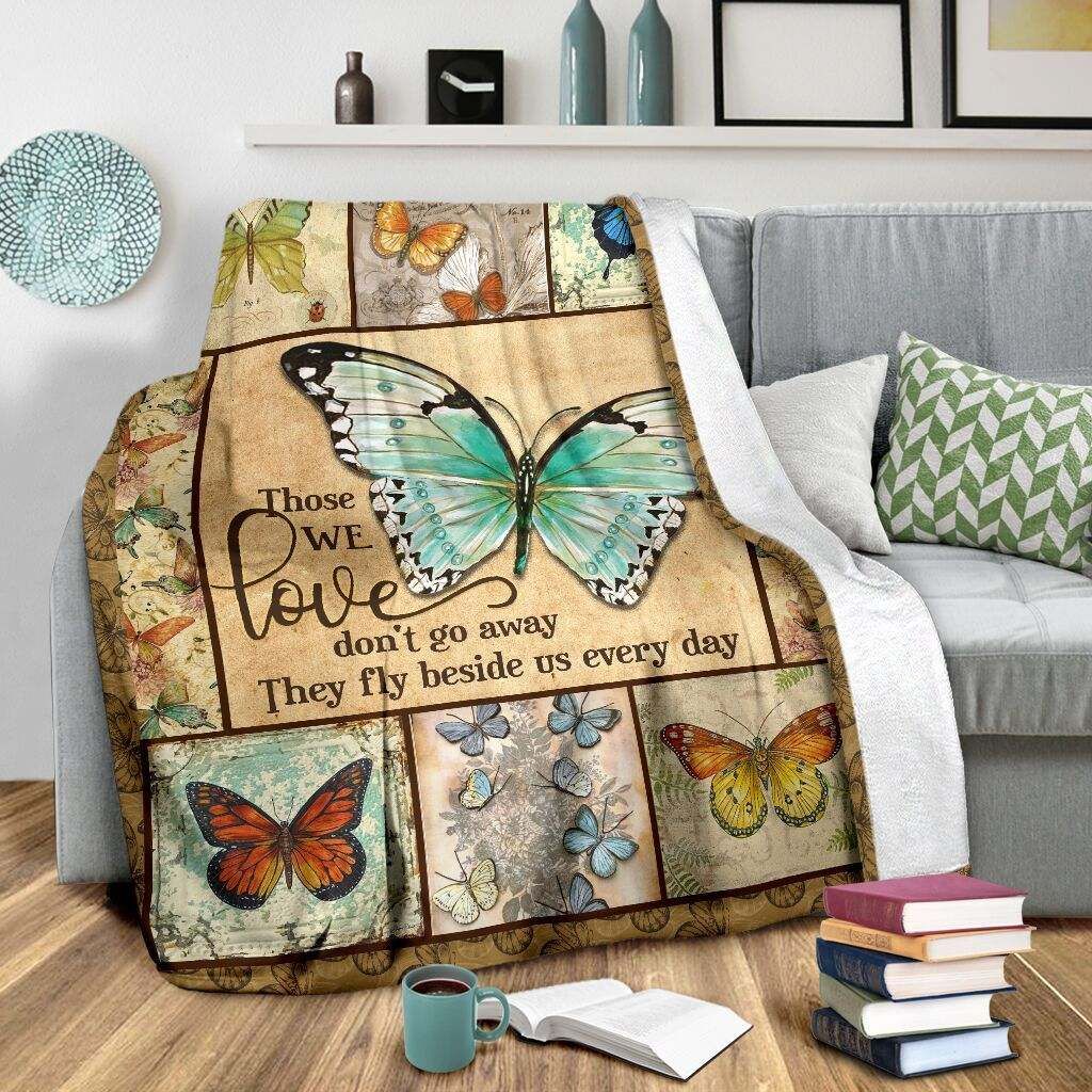 Family – Butterfly Fleece Blanket