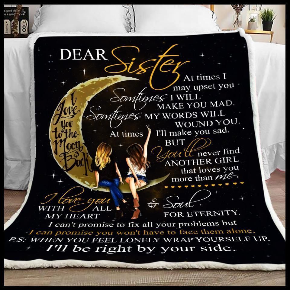 Family – Dear Sister Fleece Blanket