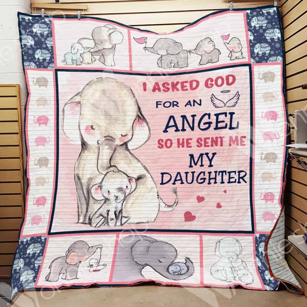 Family Elephant Blanket LNT0612008 Quilt Blanket