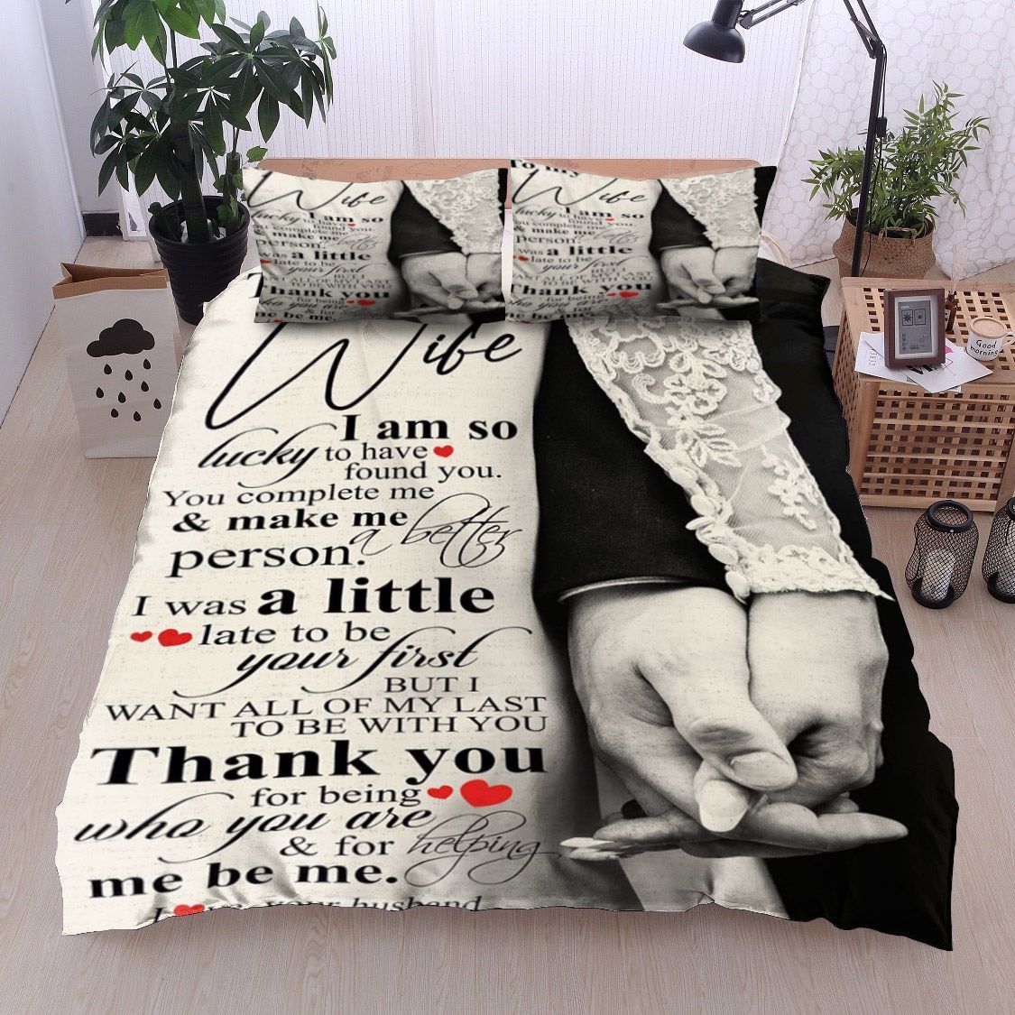 Family Husband Bedding Set