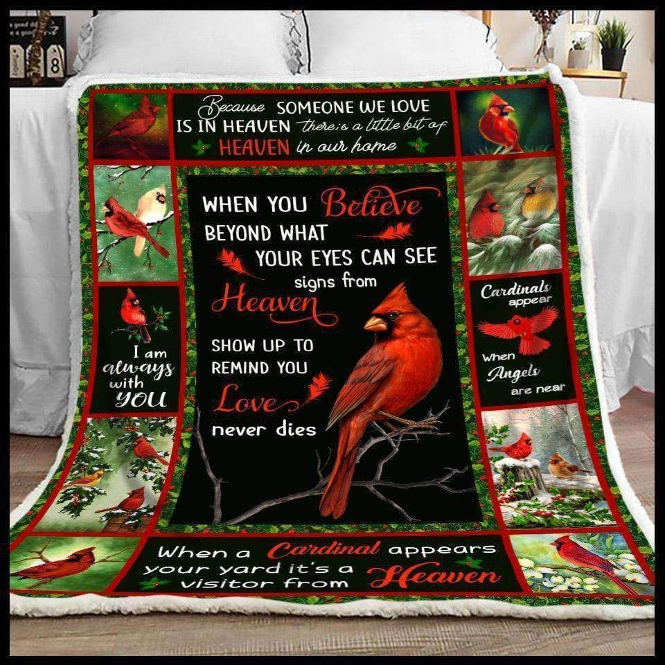 Family – Love Never Dies Fleece Blanket