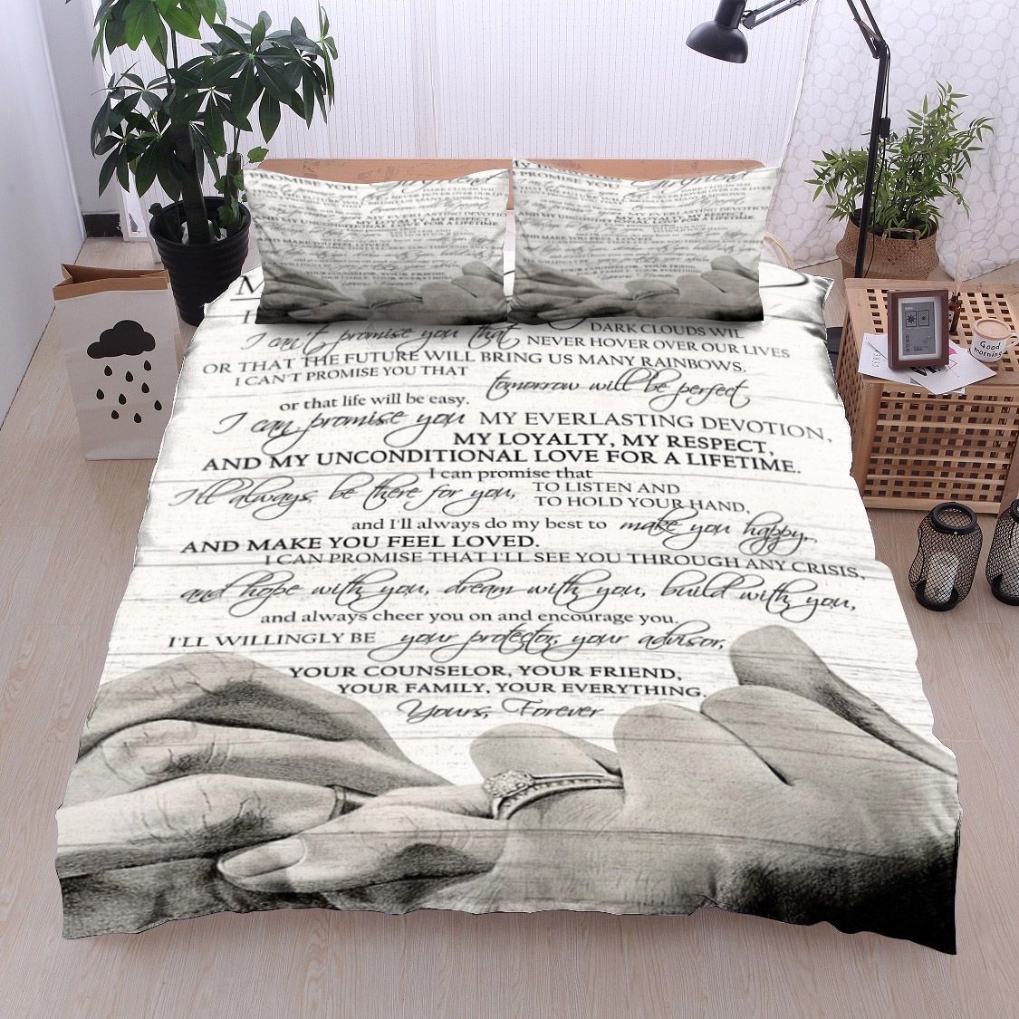 Family My Beautiful Girlfriend Bedding Set