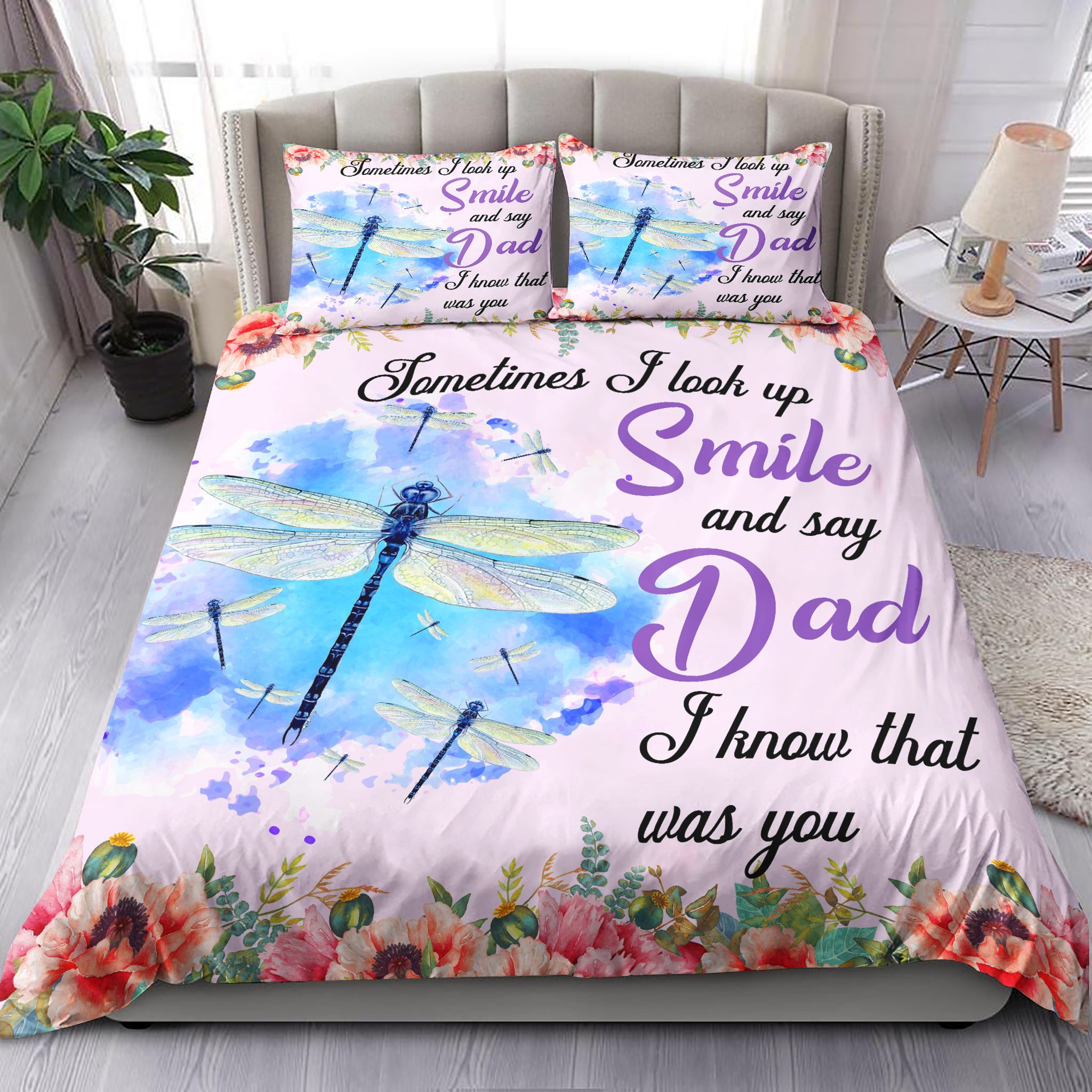 Family Of Dragonfly Bedding Set