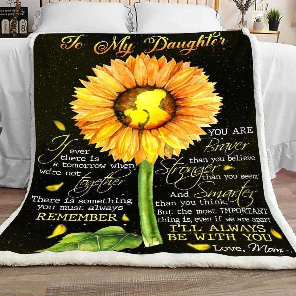 Family – To My Daughter Fleece Blanket