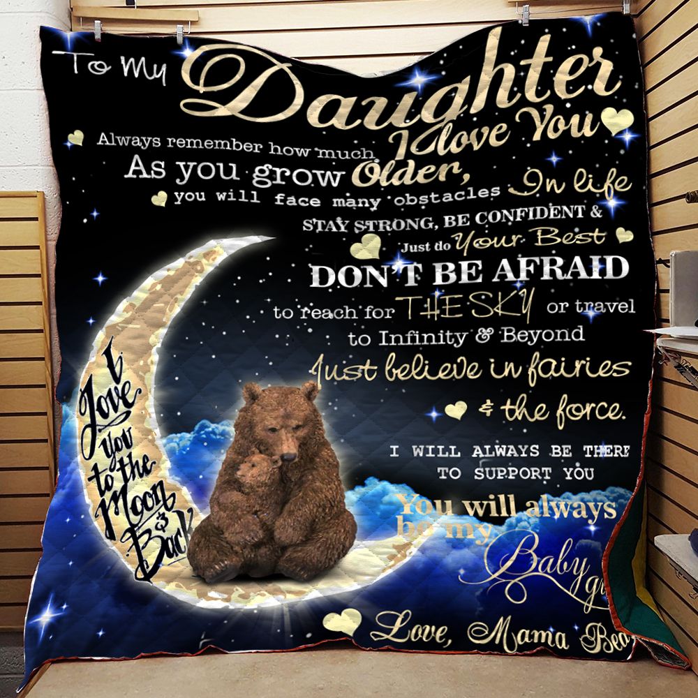 Family To My Daughter Quilt Blanket DHC0102375TD