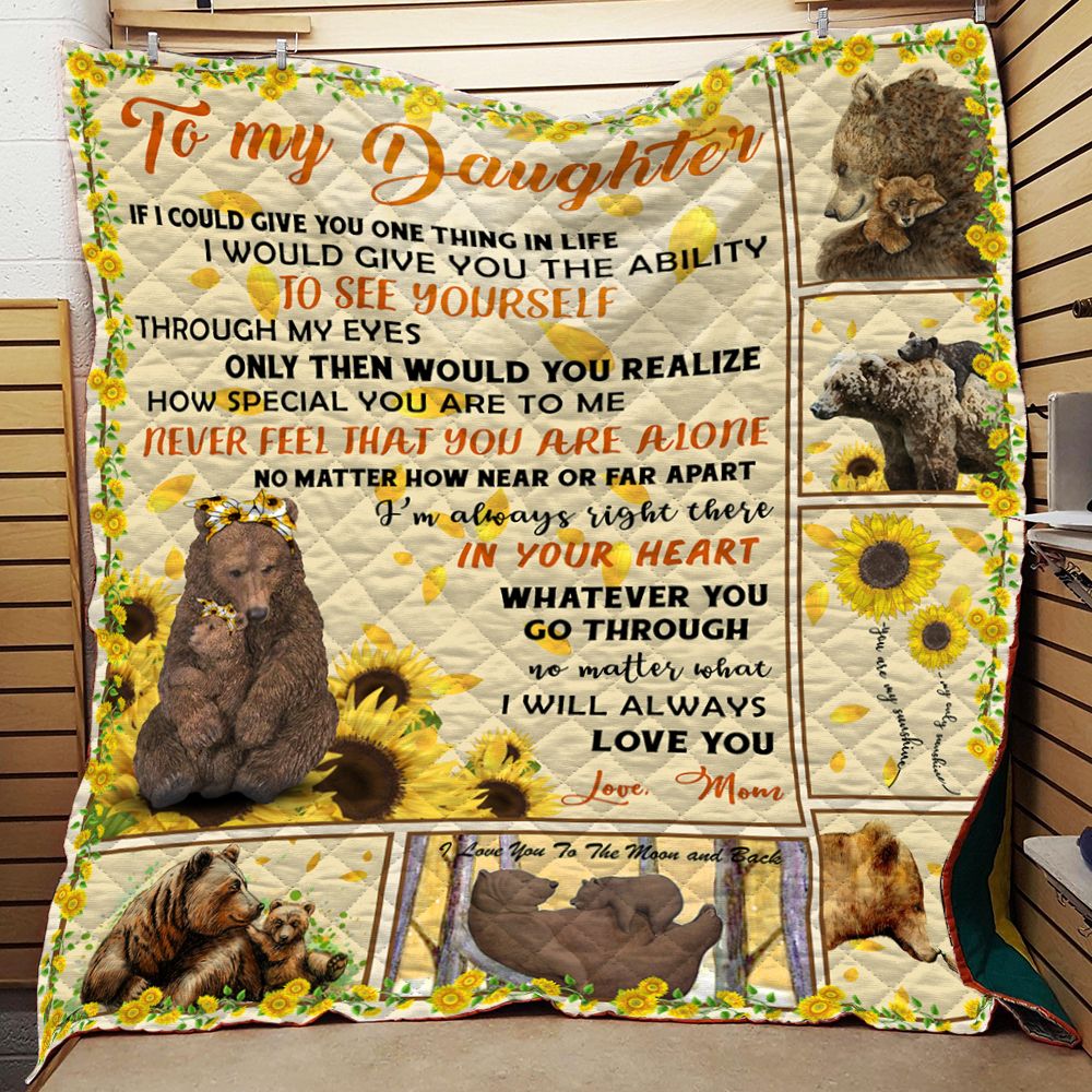 Family To My Daughter Quilt Blanket DHC0102379TD