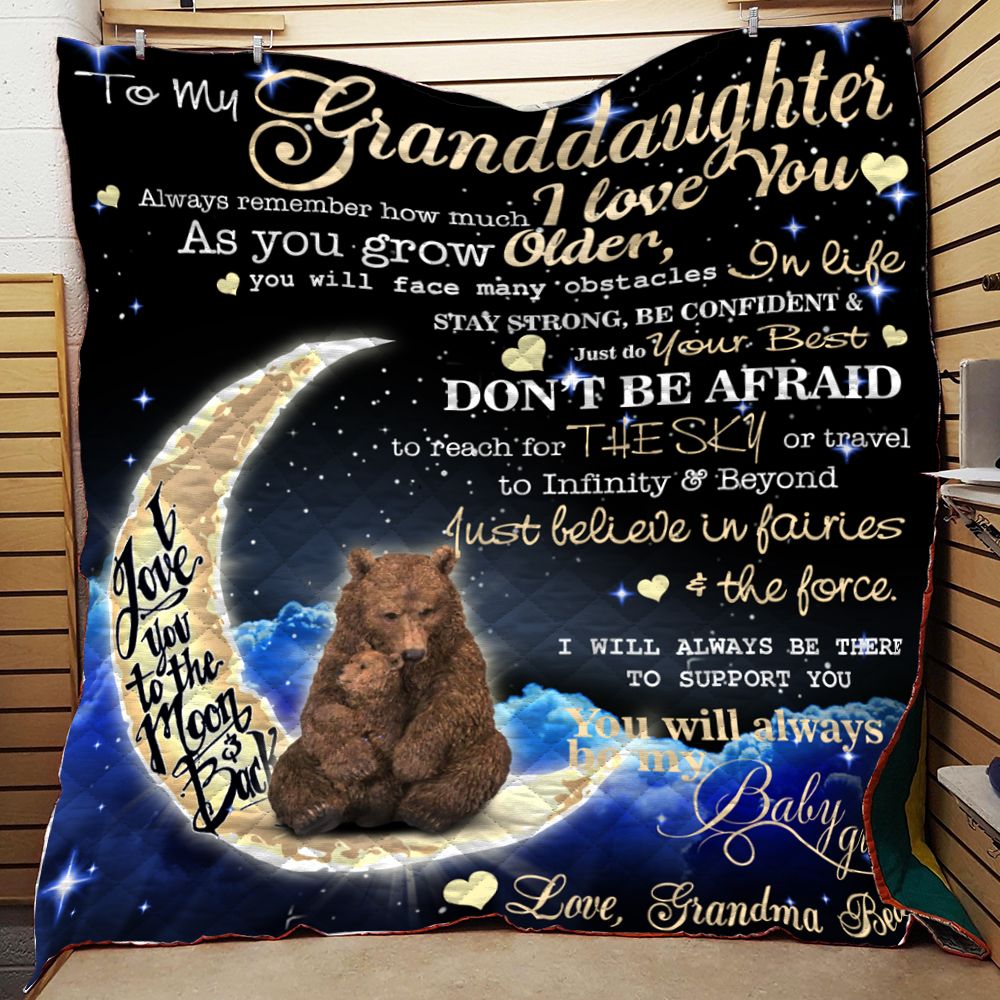 Family To My Granddaughter Quilt Blanket DHC0102376TD