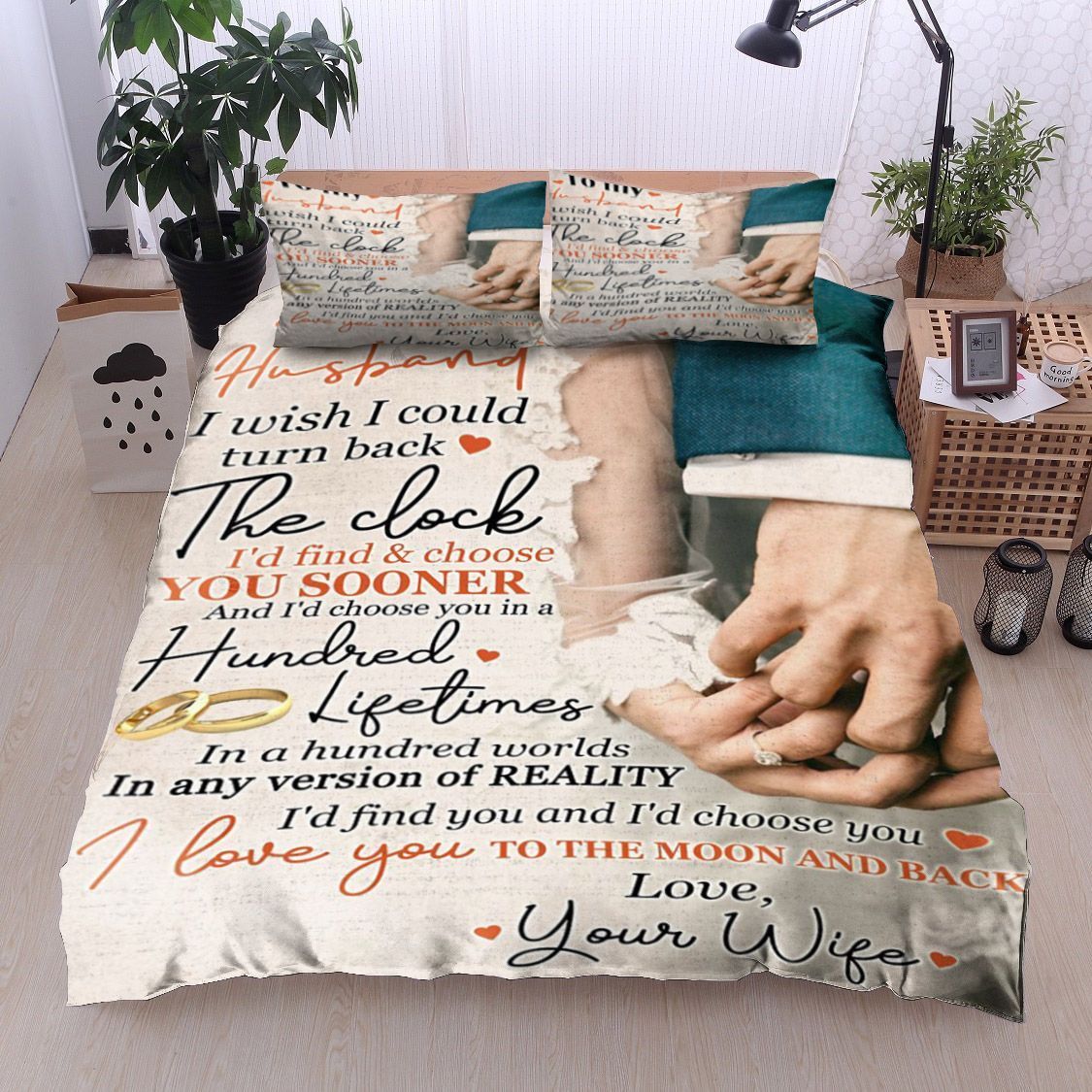 Family To My Husband Bedding Set