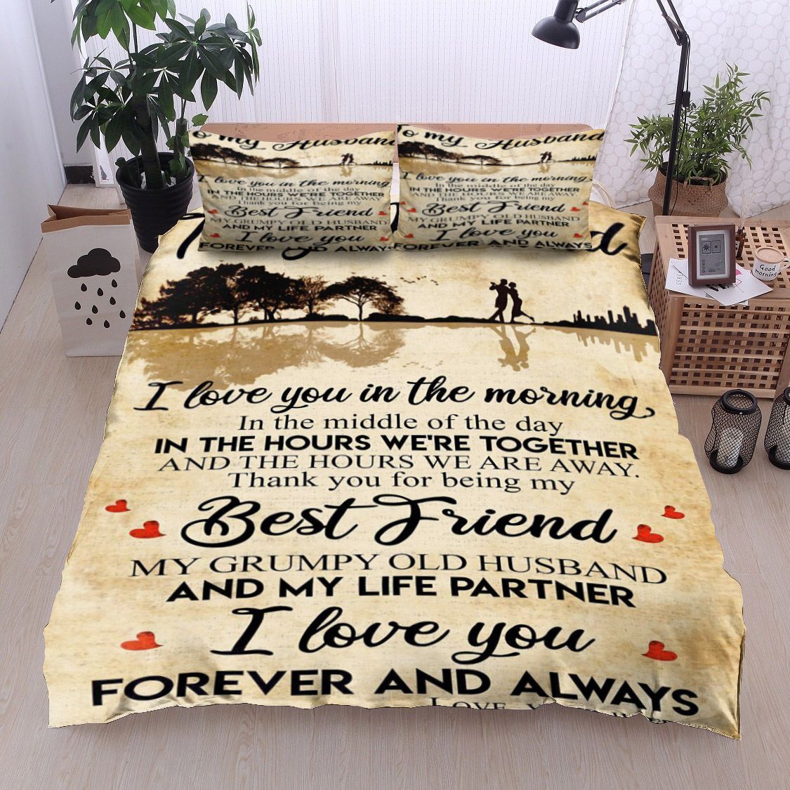 Family To My Husband Bedding Set