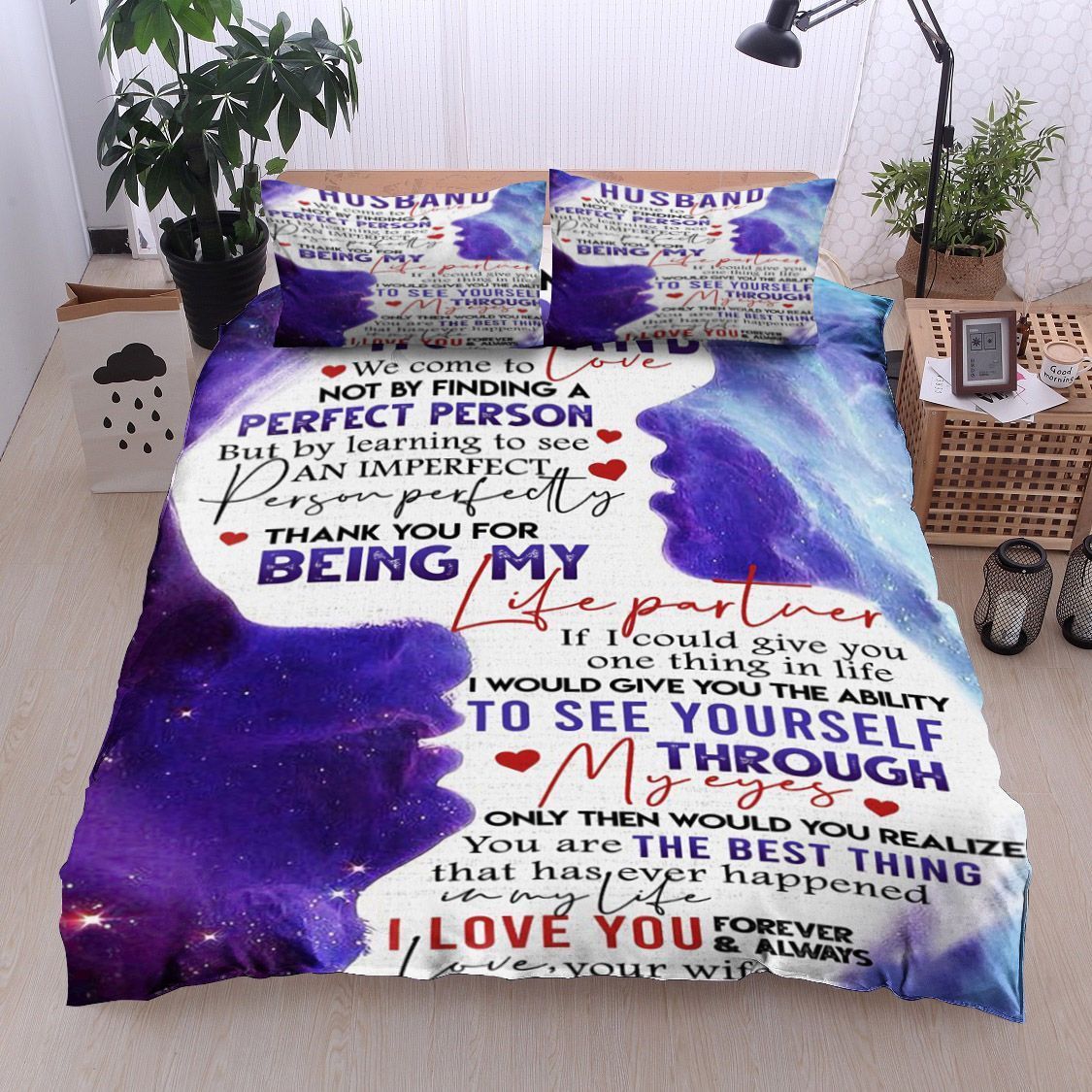 Family To My Husband Bedding Set