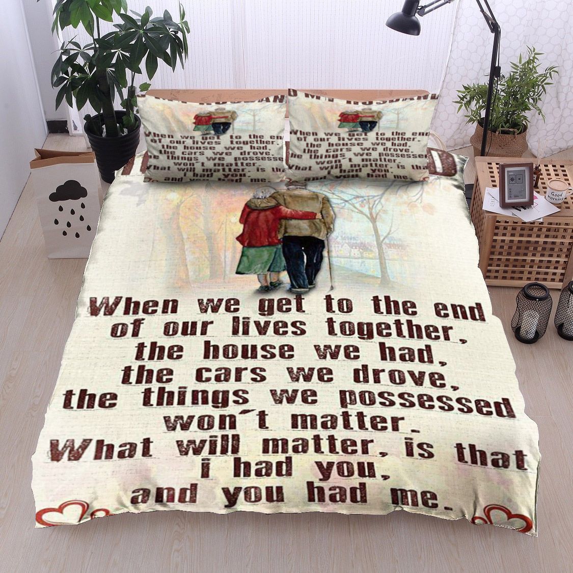 Family To My Husband Bedding Set