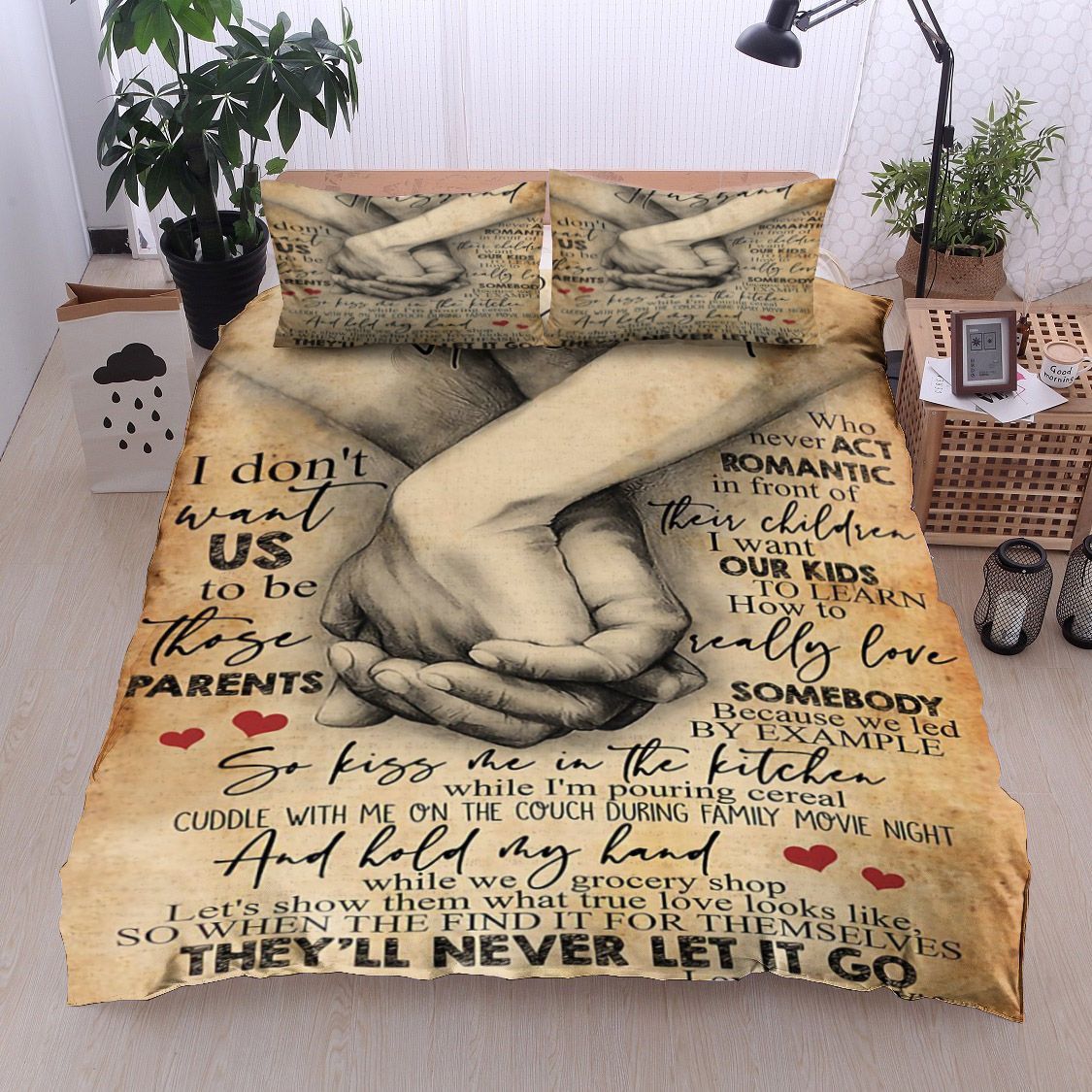 Family To My Husband Bedding Set