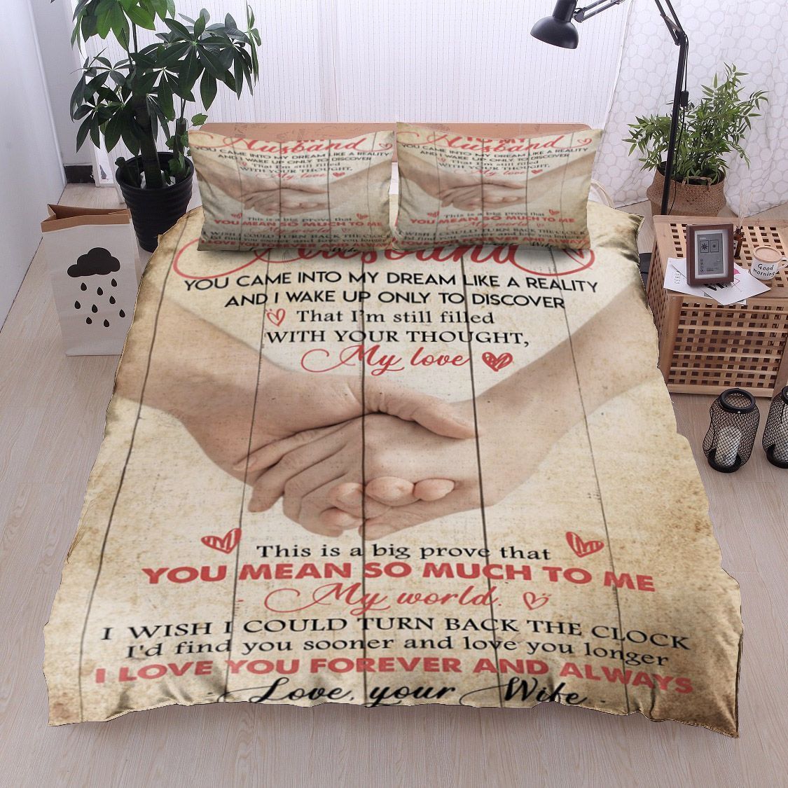 Family To My Husband Bedding Set