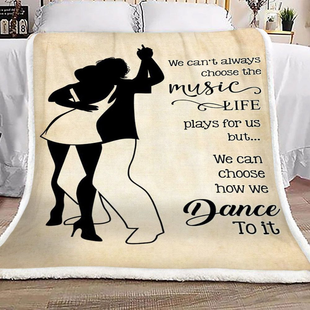 Family We Can T Always Choose The Music Life Sherpa Fleece Blanket