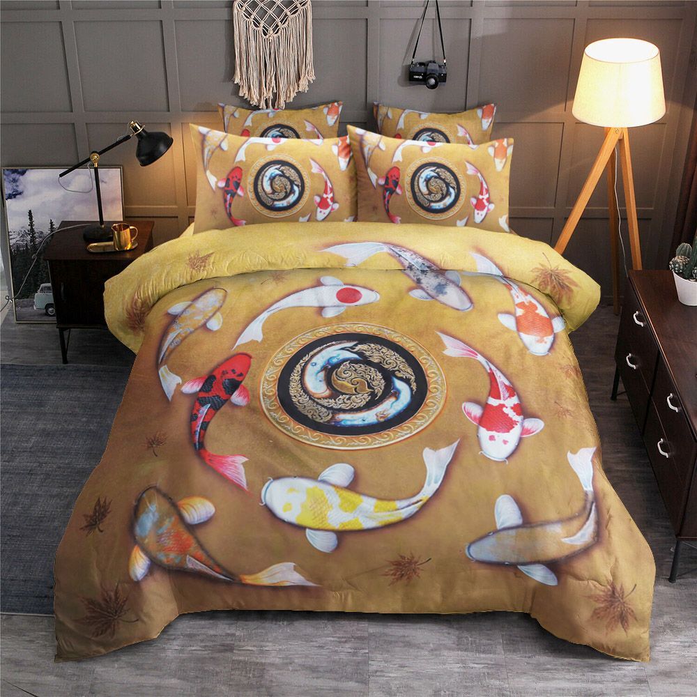 Famous Koi Painting Bedding Set