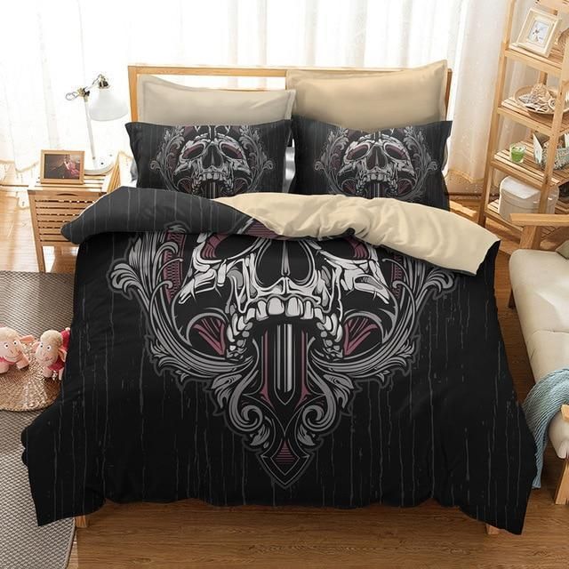 Fanaijia Sugar Skull Bedding Set