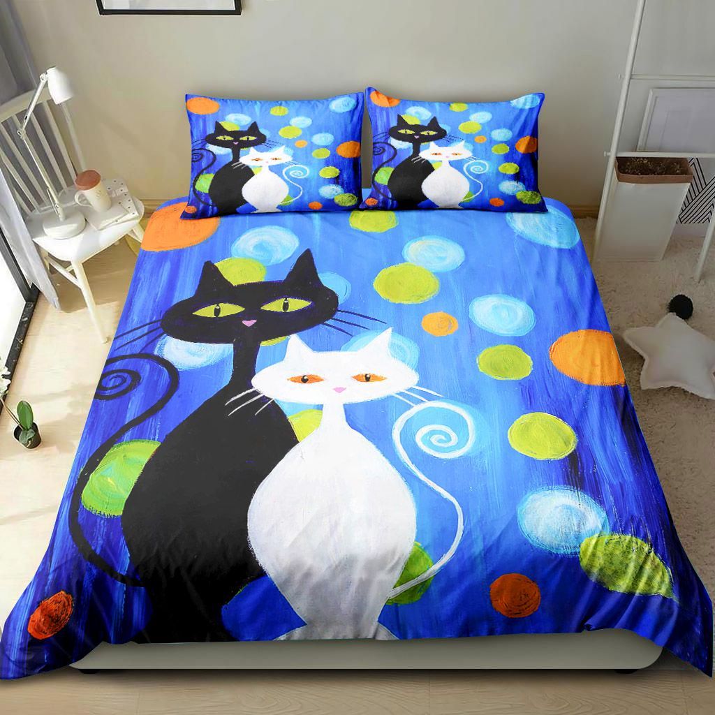 Fancy Cat Art Bedding Set