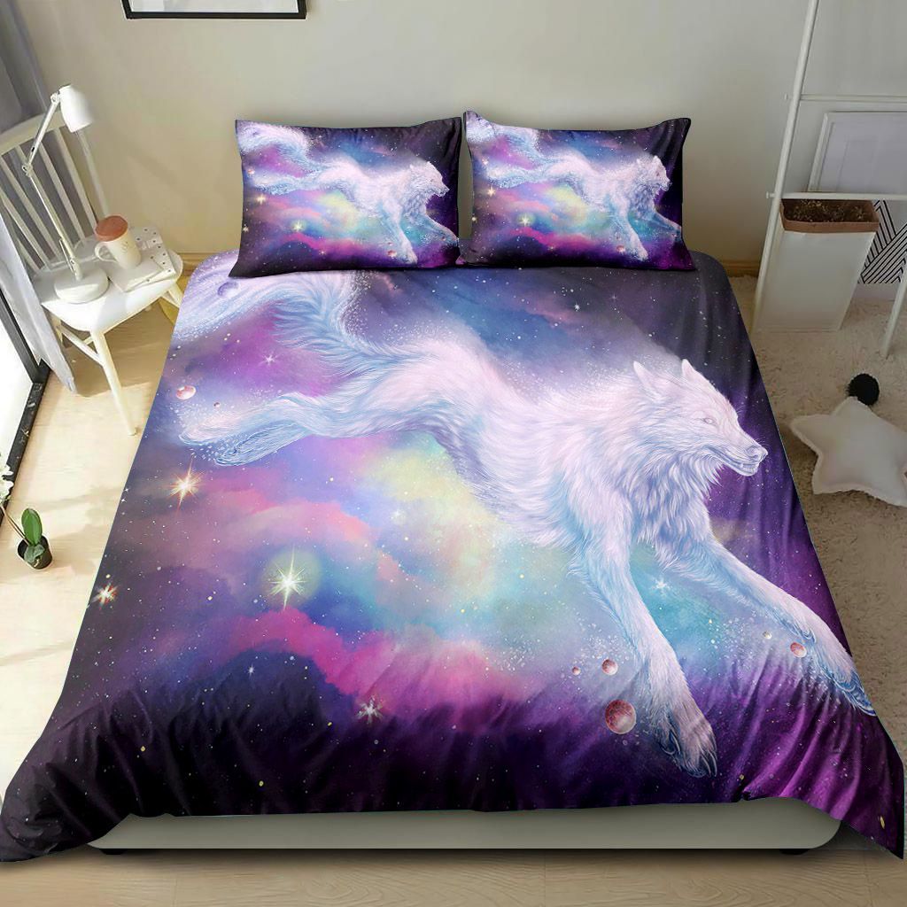 Fantasy Fox Flying In The Sky Bedding Set