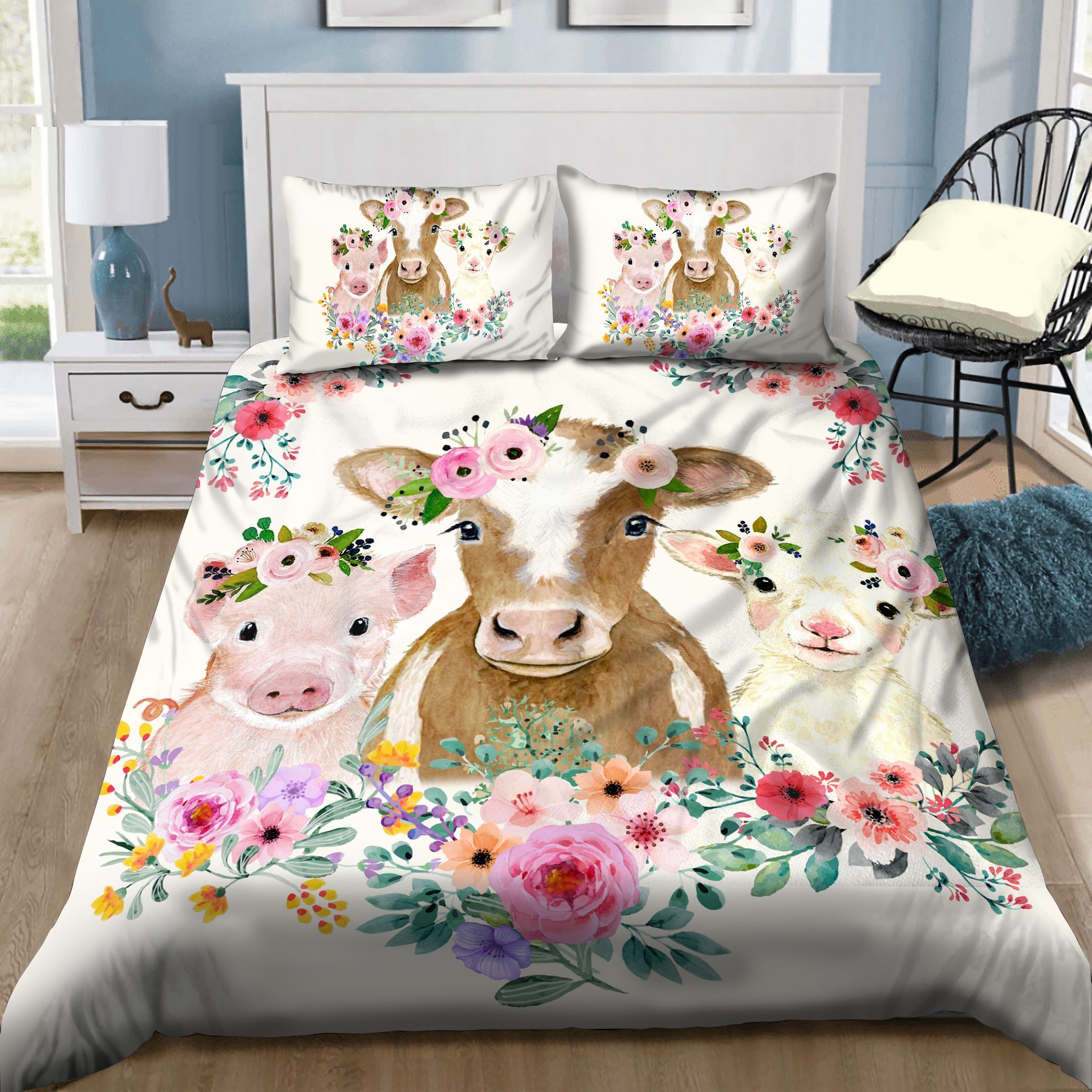 Farm Animal Bedding Set