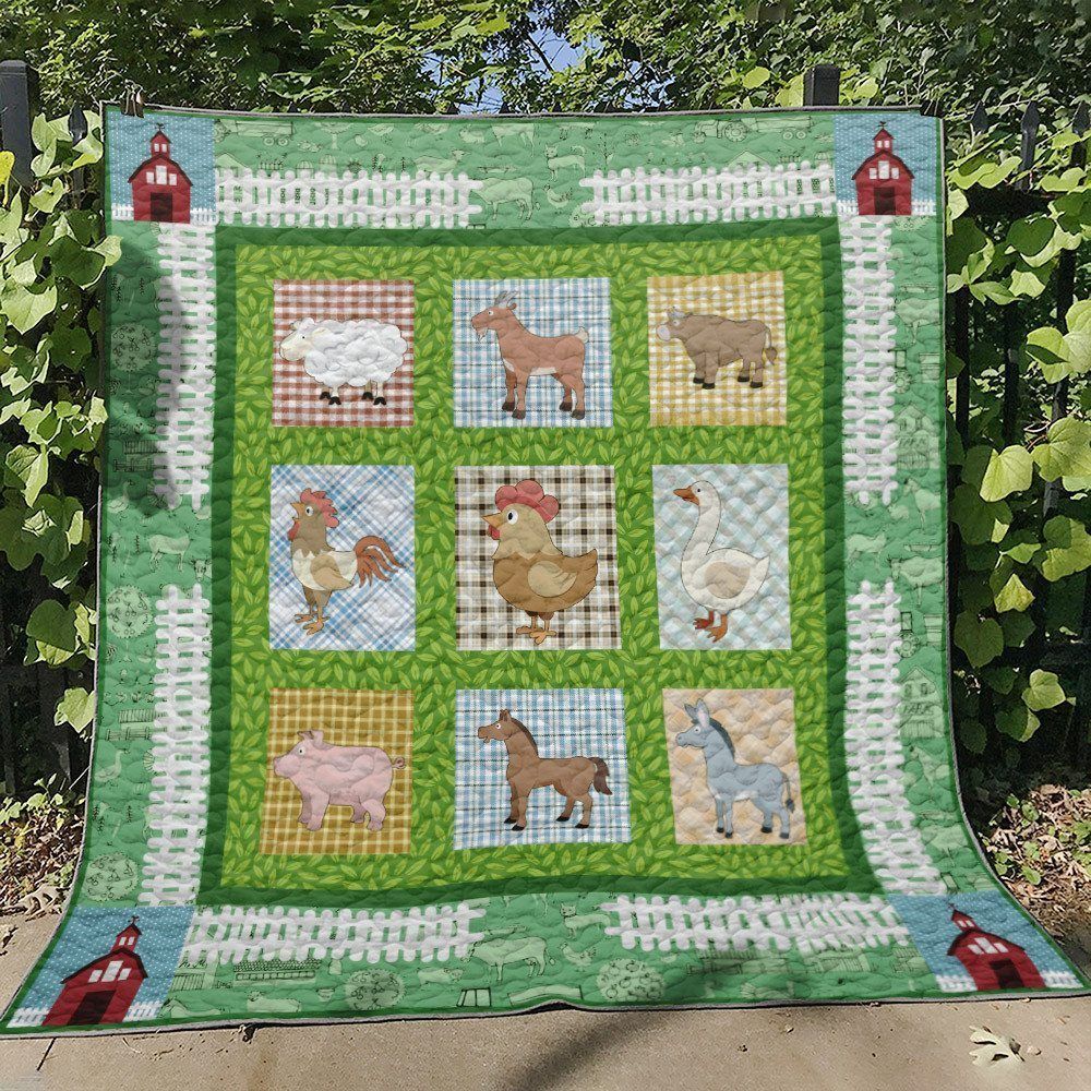 Farm Animal ML260610 Quilt Blanket
