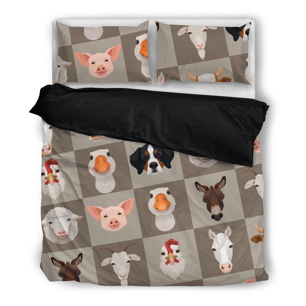 Farm Animals Themed Bedding Set