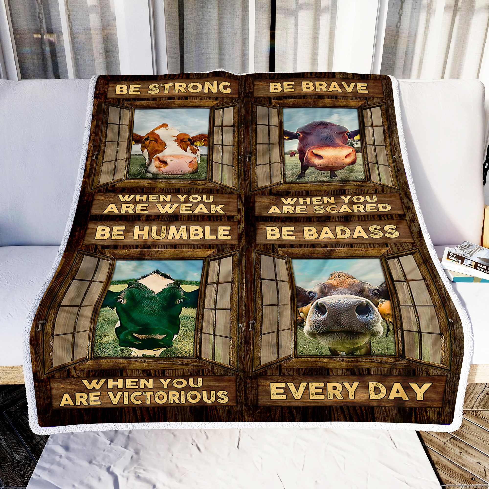 Farm Cows When You Are Fleece Blanket