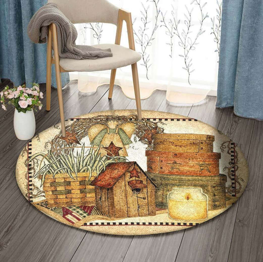 Farm Round Carpet