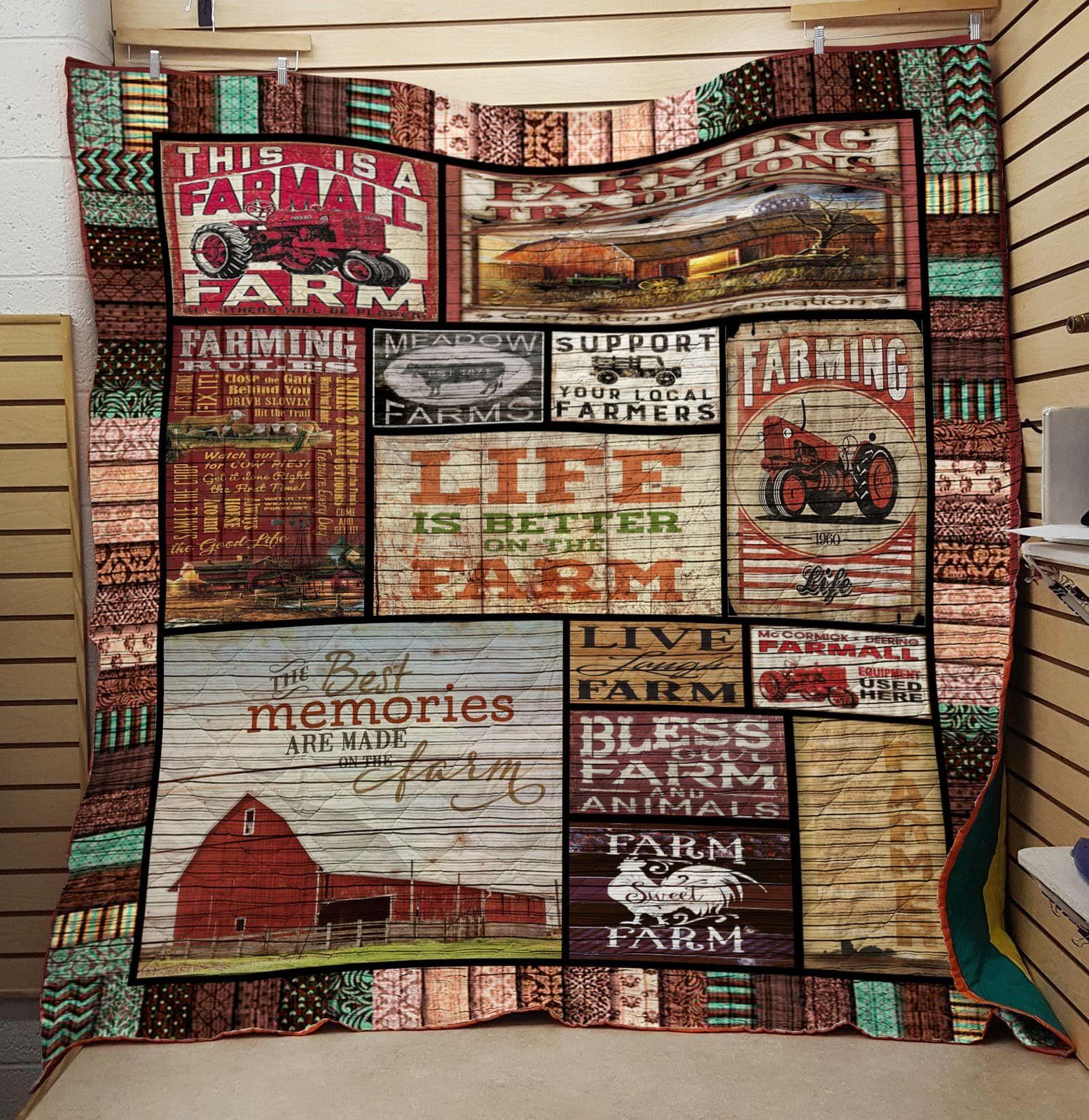 Farm Quilt Blanket DHC13121914VT