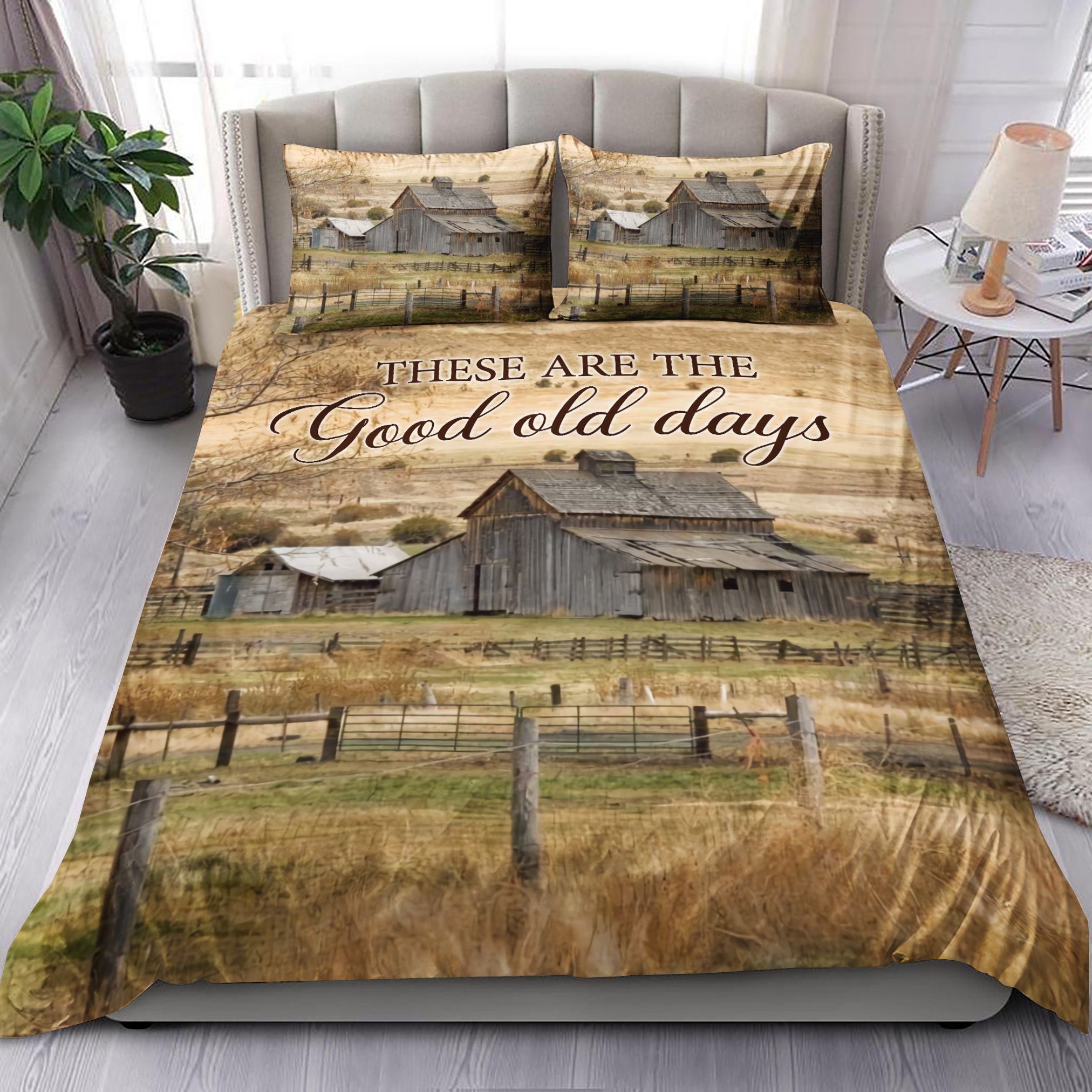 Farm These Are The Good Old Days Bedding Set
