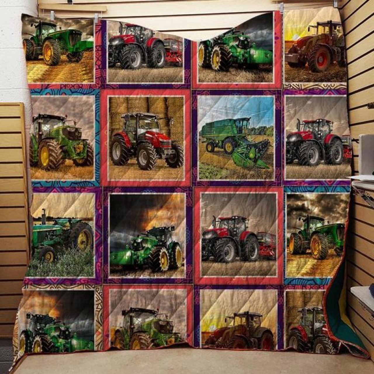 Farm Tractor Best Friend Of Farmer GS-CL-DT0107 Quilt Blanket
