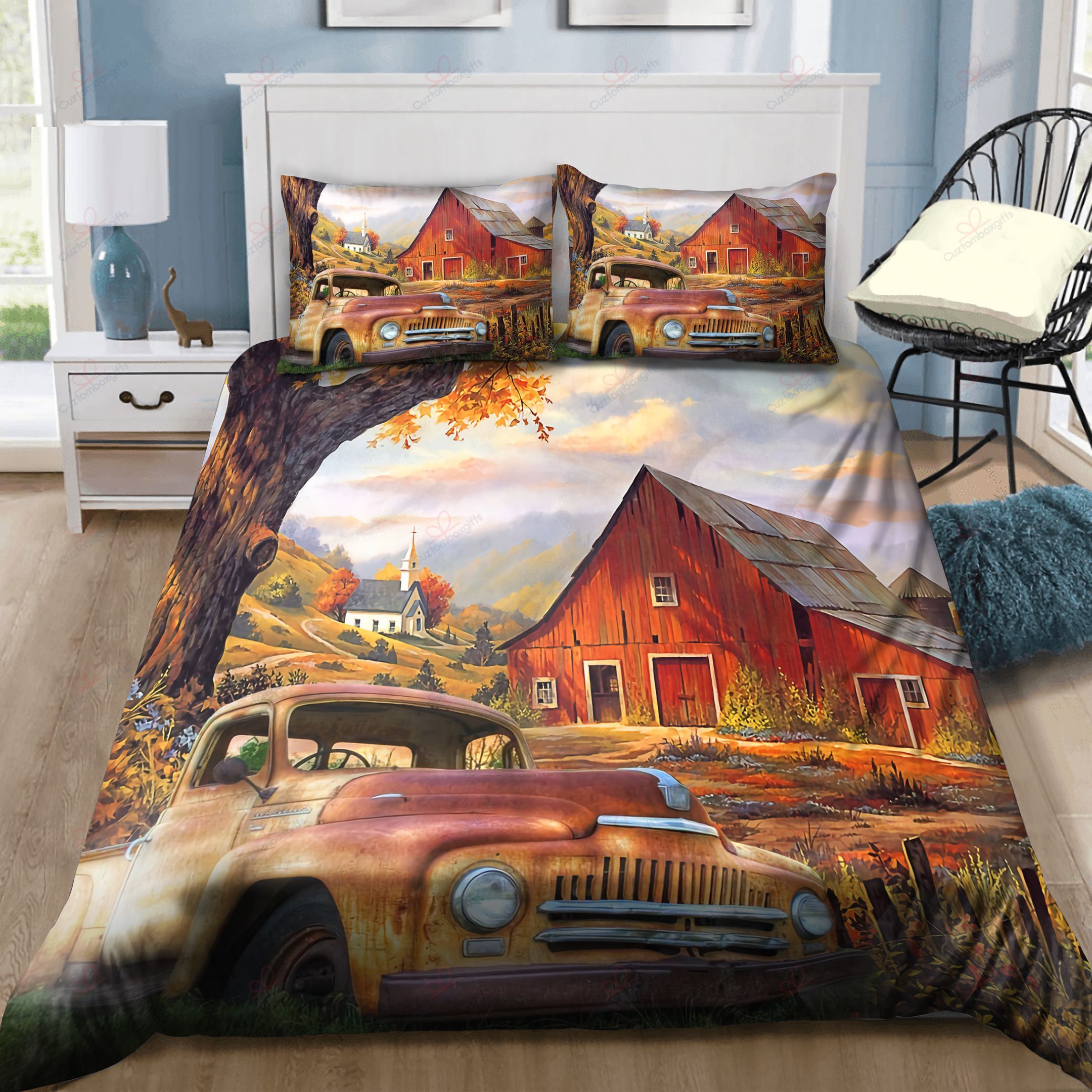Farm Truck Bedding Set