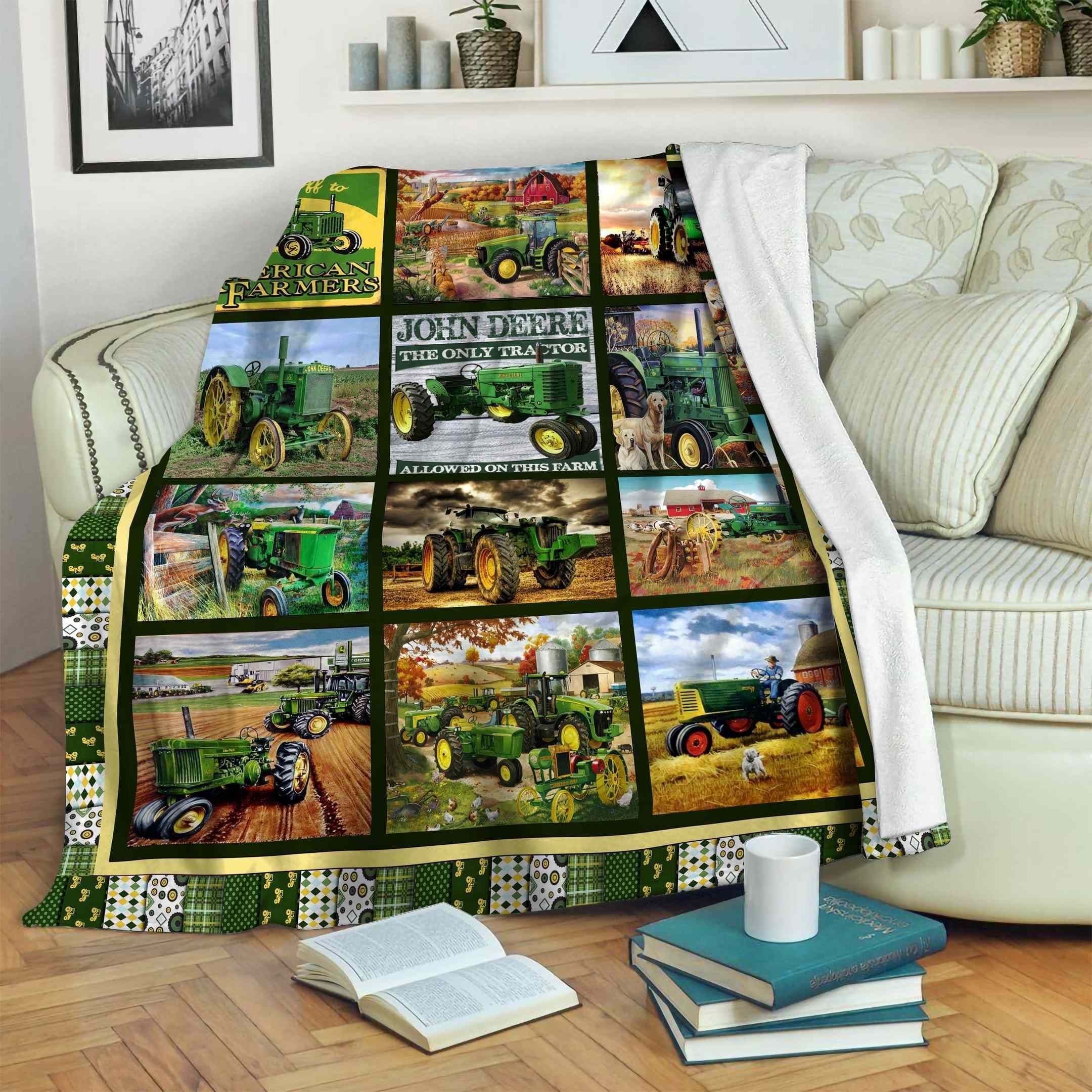 Farmer Fleece Blanket