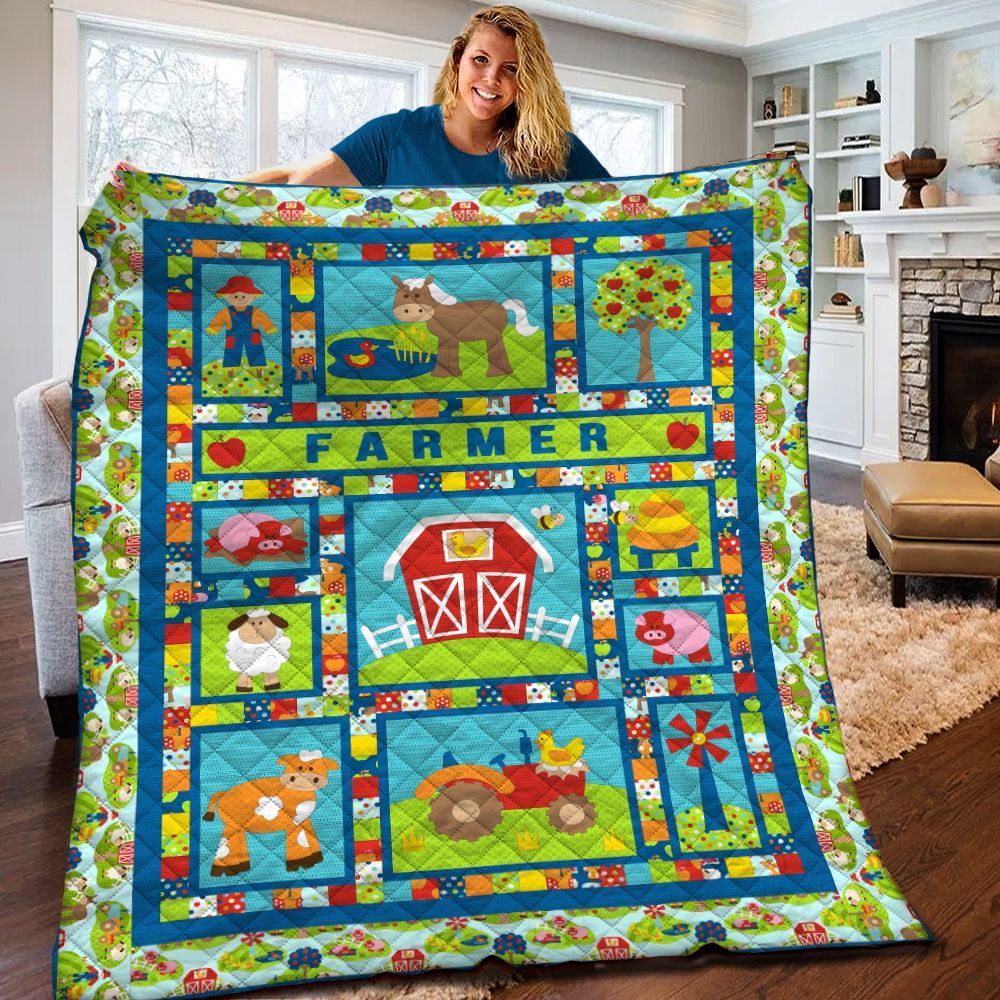 Farmer Quilt Blanket BBB070233SM