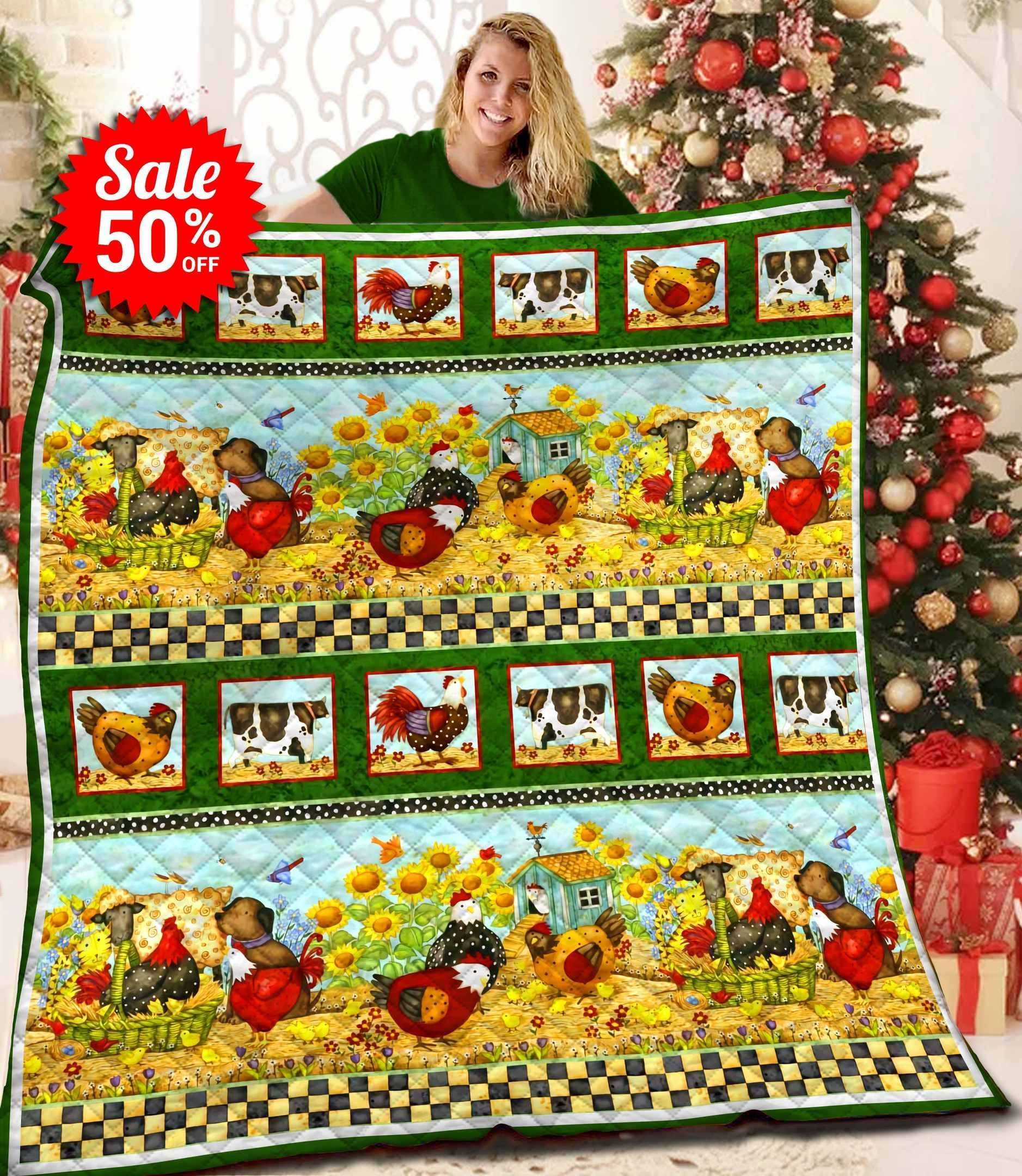 Farmer Quilt Blanket BBB121221SM